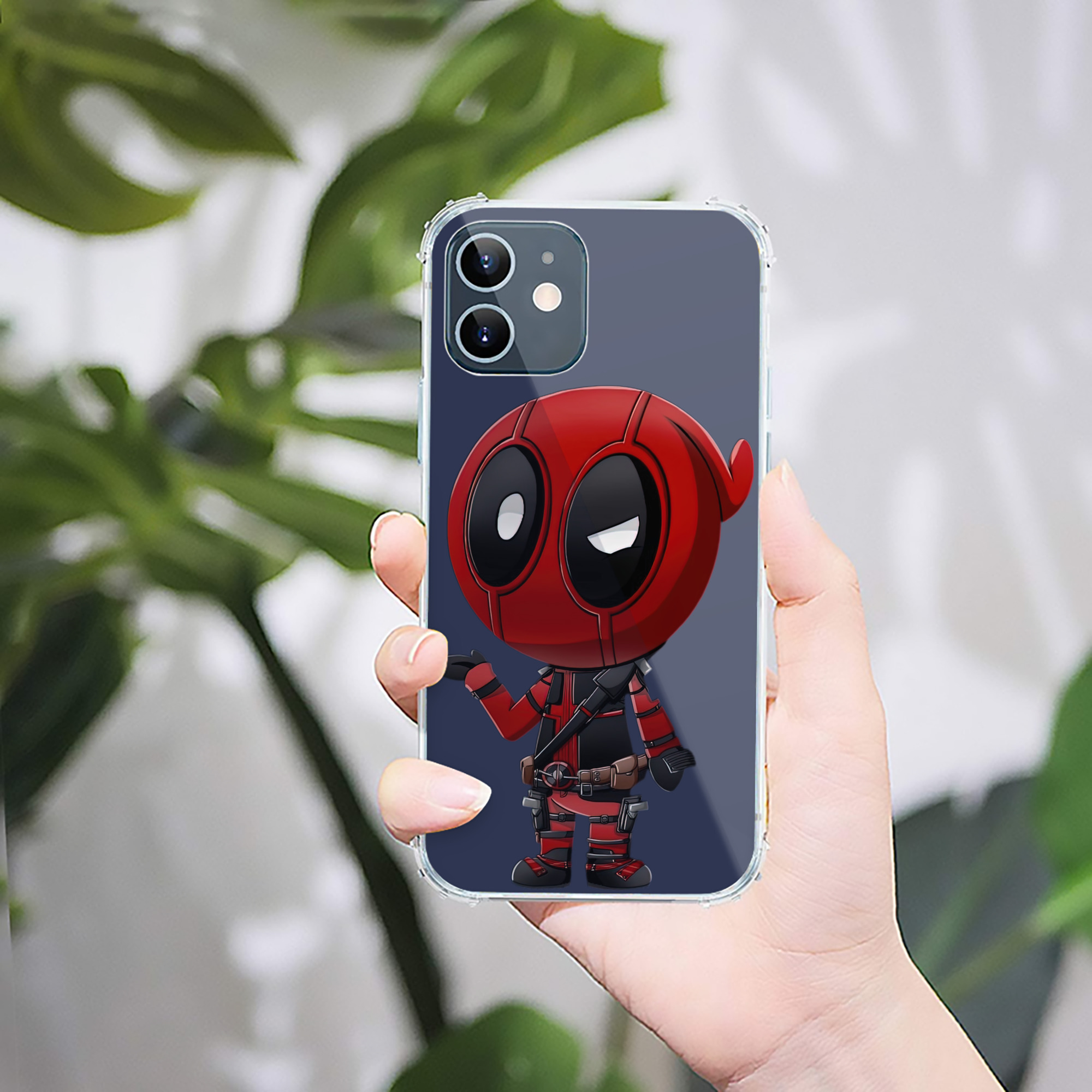 （画像用） Deadpool デッドプール 【iPhone 12シリーズ対応】透明スマホケース（クリアソフトケース）